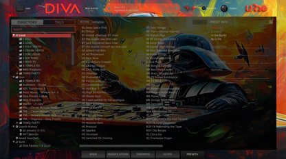 u-he DIVA THEME | Mini Darth