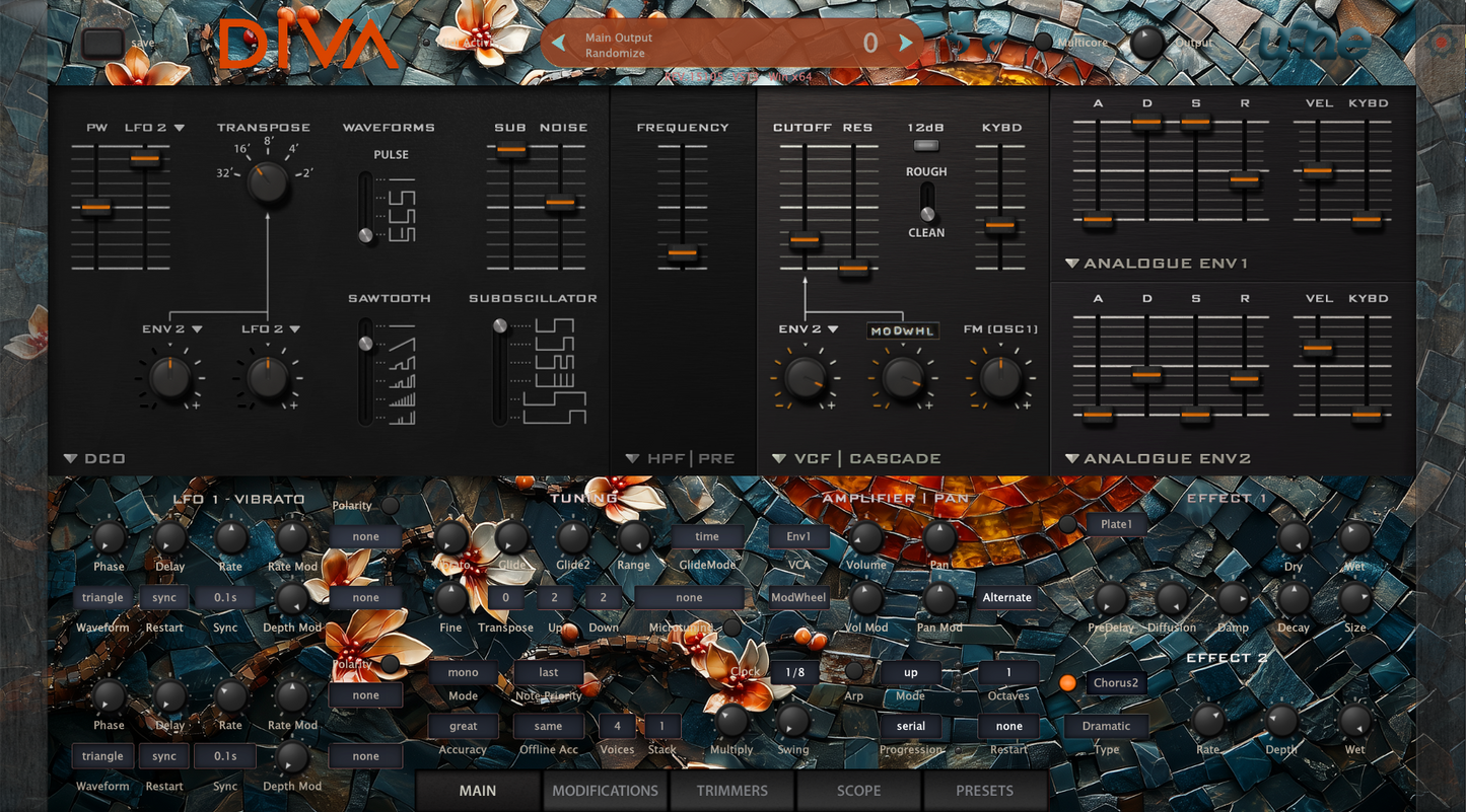 u-he DIVA | Mosaic Peace