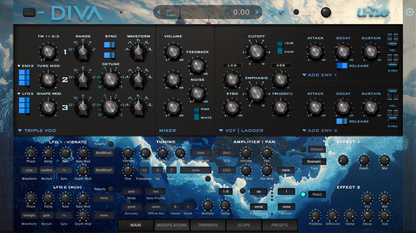 u-he DIVA THEME | Minecraft - Mountain